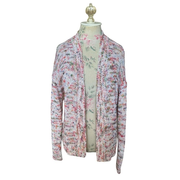 Loft Knitted Open Front Cardigan – Size Small, Multi-Colored - Picture 1 of 6